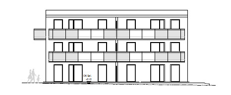 Ansicht Süden - Etagenwohnung mit 79,60 m&sup2; in Landsberg am Lech zum Kaufen