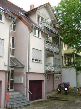 Ansicht Hof-/Gartenseite - 1 Zimmer Etagenwohnung zur Miete in Freiburg im Breisgau