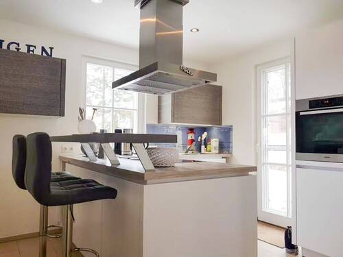 Die offene, moderne Einbauküche - 