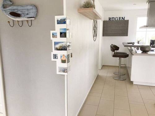 Der Blick in die stilvolle Küche - 