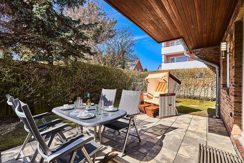 West-Terrasse - Großzügige 3-Zi. Wohnung mit eigener Sauna in strandnaher Lage von Westerland