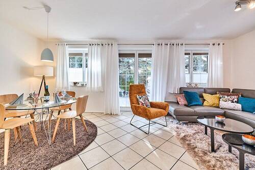 Wohnzimmer EG - 3 Zimmer Etagenwohnung zum Kaufen in Sylt