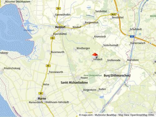 Kartenausschnitt - 