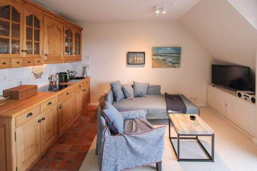 Wohnzimmer mit Küchenzeile - 