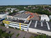 Luftbild - Halle in Mönchengladbach-Wickrath