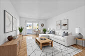 Visualisierung Wohnzimmer - 4 Zimmer Etagenwohnung zum Kaufen in München
