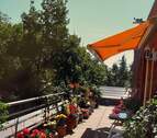 Dachterrasse im Sommer - 