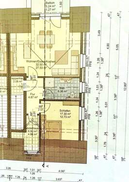 Wohnung mit Balkon - 