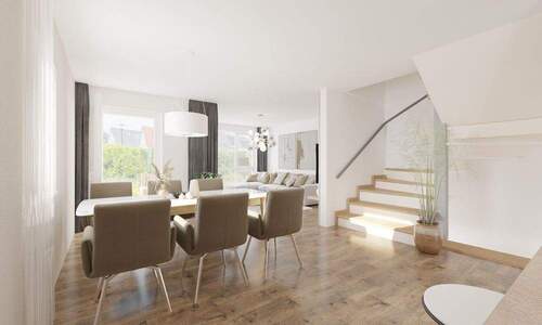 Wohnzimmer Essen Küche - 