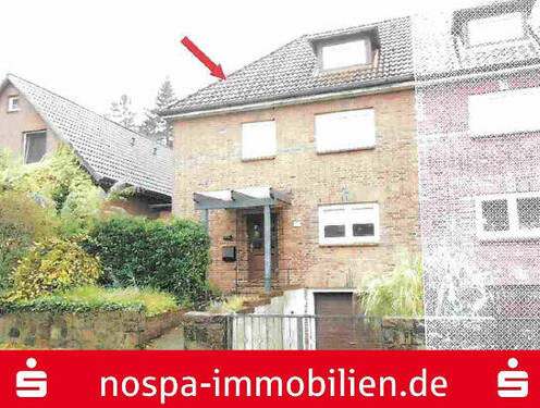 Außenansicht - Im Rahmen der Zwangsversteigerung! Doppelhaushälfte mit 4 Zimmern auf zwei Ebenen.
