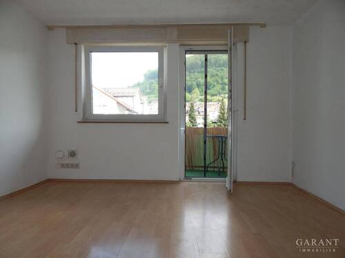 Wohnzimmer - 2 Zimmer-Wohnung mit großer Wohnküche, Balkon und Gemeinschaftsgarten