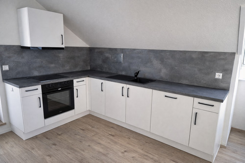 offene Küche - Etagenwohnung mit 87,00 m&sup2; in Leinfelden-Echterdingen zur Miete