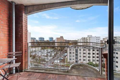 Balkon Aussicht - 2 Zimmer Etagenwohnung in Norderstedt