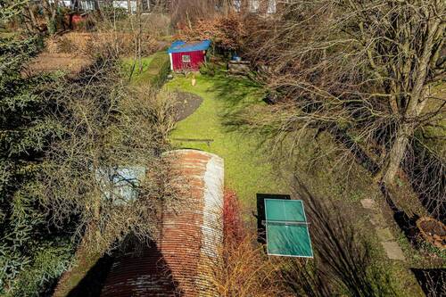 Luftbild Garten; abzutrennendes Baugrundstück - 