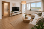 Wohnzimmer Darstellung - Fernblick & viel Potenzial! Frei ab sofort!