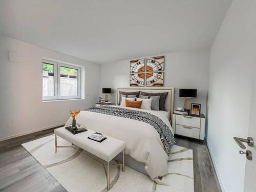 Schlafzimmer - digitales Staging - 