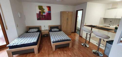 Wohnzimmer/Schlafzimmer - Terrassenwohnung mit 35,00 m&sup2; in Ammerbuch zum Kaufen