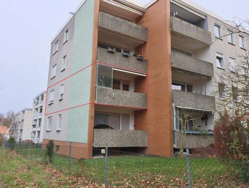 Westansicht - 2 Zimmer Etagenwohnung zum Kaufen in Seesen