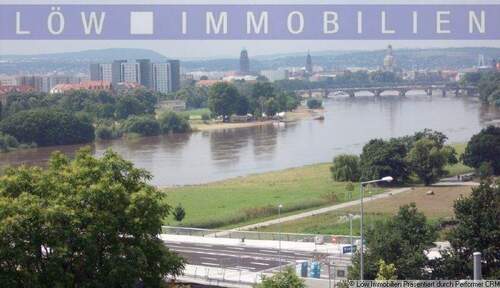 Blick über die Elbe - Etagenwohnung mit 63,20 m&sup2; in Dresden zum Kaufen