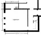 Grundriss Lagerraum - Halle zur Miete in Karlsruhe