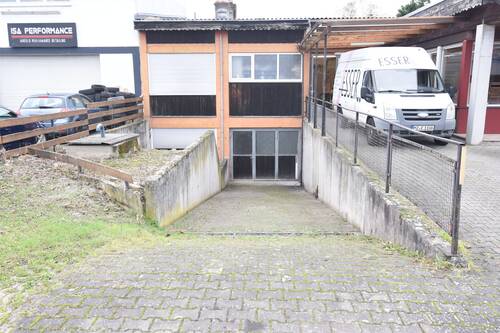 Rampe zum UG - Werkstatt Ausstellungsfläche Gewerbegrundstück in Toplage am Langenberg Gewerbegebiet Ingelheim