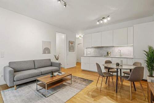 Visualisierung: Essbereich - 2 Zimmer Terrassenwohnung zum Kaufen in Berlin