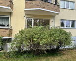Blick von Garten zum Balkon - 