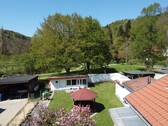 Blick zum Kurgarten - 6 Zimmer Einfamilienhaus zum Kaufen in Bad Imnau