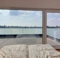 Modernes Ferientraumhaus am Bernsteinsee: Neubau-Doppelhaushälfte mit Luxusausstattung - Sassenburg-Bernsteinsee