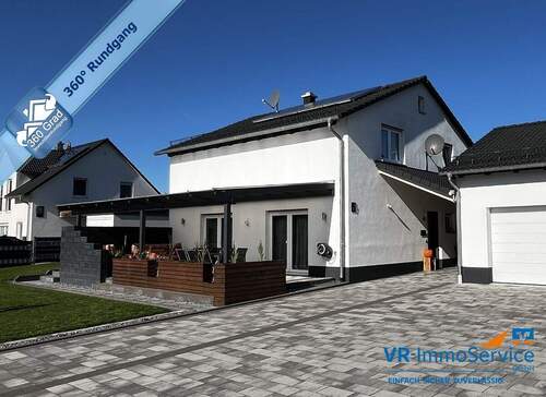 Bild 1 - Jung, modern, familienfreundlich - Neuwertiges Einfamilienhaus in Wörnitz!