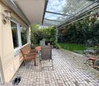 überdachte Terrasse - 5 Zimmer Reihenendhaus in Würzburg