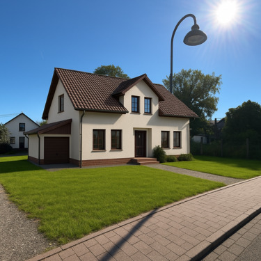 Musterbild KI Generiert - Endlich Platz für die ganze Familie - Grundstück mit Baugenehmigung in Waldesch