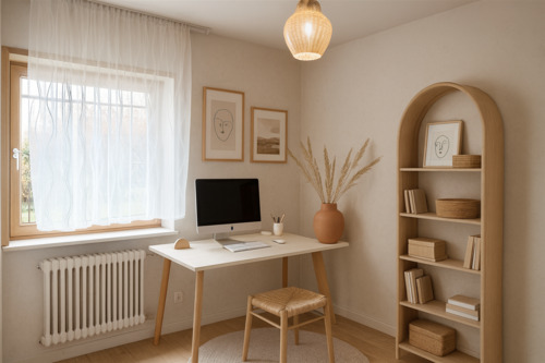 Büro - virtually staged - 