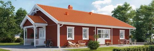 Ansicht - Traumhaftes Schwedenhaus - gemütliches und gut geplantes Einfamilienhaus - Gerne mit Eigenleistungen