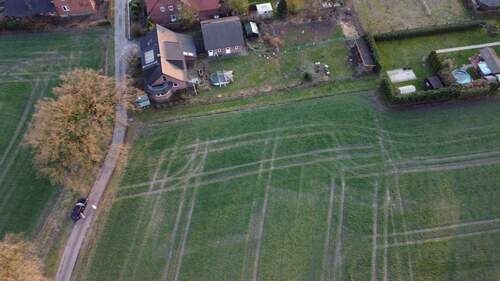 Luftaufnahme - Naturnahes Grundstück für individuelle Nutzungsmöglichkeiten