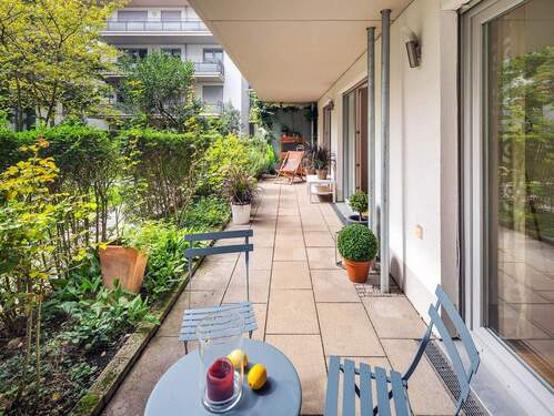 Terrasse - 3 Zimmer Etagenwohnung zum Kaufen in München