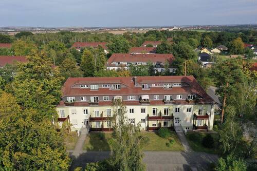 Außenansicht - Vermietete 2-Zimmerwohnung mit Balkon in grünem, ländlichen Oschatz
