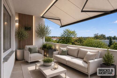 Balkon Süd Staging - 