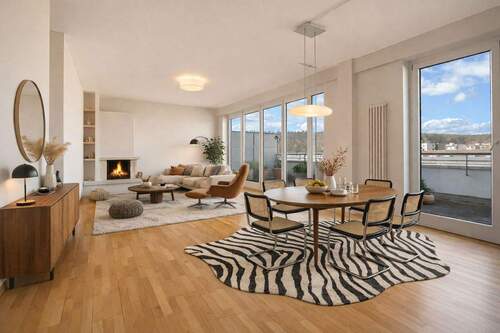 Visualisierung - Lichtdurchflutete Terrassenwohnung mit Feldbergblick in Oberursel