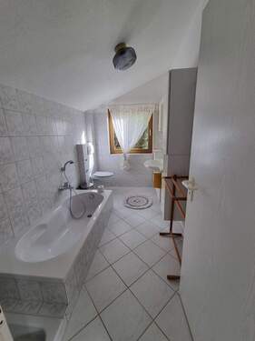 Badezimmer im Dachspitz - 
