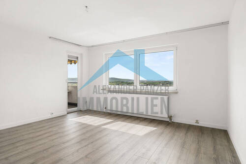 Wohnzimmer - Etagenwohnung mit 82,10 m&sup2; in Kassel / Niederzwehren zum Kaufen