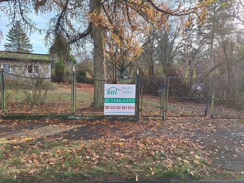 Blick auf das Grundstück - Grundstück in Grünheide (Mark) zum Kaufen