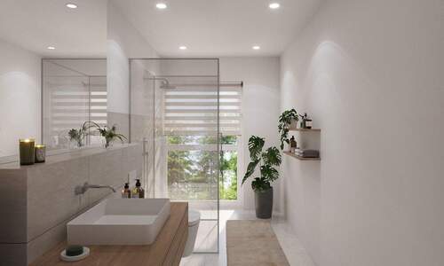 Innenvisualisierung Bad - Etagenwohnung mit 60,40 m&sup2; in Ahlen zum Kaufen