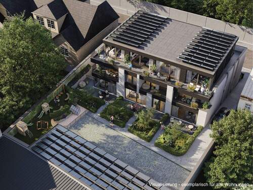 Haus und Carports mit PV - 2 Zimmer Etagenwohnung in Aachen