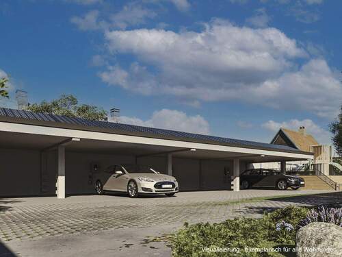 Carports mit PV - Etagenwohnung mit 91,90 m&sup2; in Aachen zum Kaufen