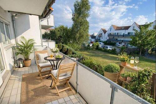Balkon - Ruhig wohnen mit Balkon: Gepflegte 3 Zimmer-Wohnung in Top-Lage