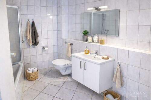 Badezimmer - 3 Zimmer Etagenwohnung zum Kaufen in Eppertshausen