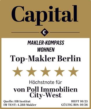 TOP MAKLER BERLIN - 3 Zimmer Etagenwohnung in Berlin-Westend