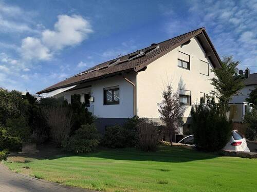 Haus Ansicht Eck - Zweifamilienhaus mit Einliegerwohnung in ruhiger Lage von Biberach