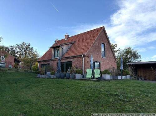 Gartenansicht - 3 Zimmer Einfamilienhaus zur Miete in Egestorf